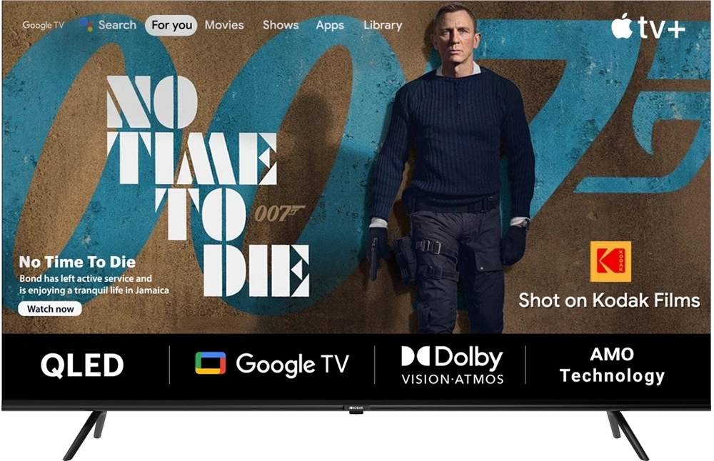 Kodak 108 cm (43 inch) QLED Ultra HD (4K) Smart Google TV With Dolby Atmos & Dolby Vision